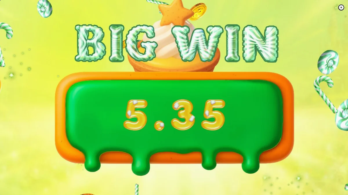 Big Sugar Bonanza Xmas slot game interface showing candy symbols and festive winter background
